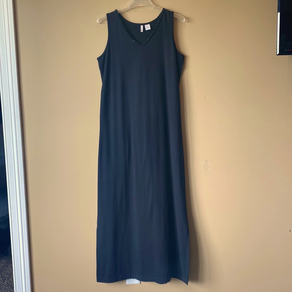 In the Loop Black Maxi Dress